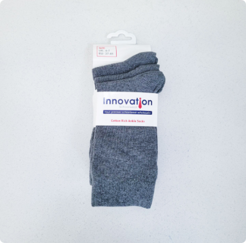 Socks x3 – Grey